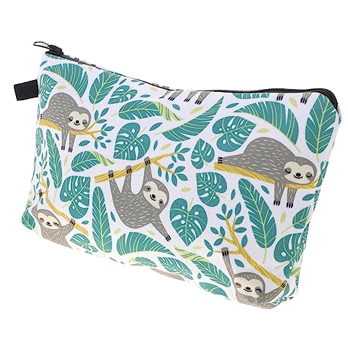 MERRYHAPY Kosmetiktasche Faultier-Druck Tragbare Make-up-Tasche Für Frauen Reise-Kosmetiktasche Aus Dacron-Material von MERRYHAPY