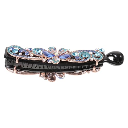 MERRYHAPY Banane Haarspange Blume Haarspange Strass Für Damen Floral Haarschmuck Haarclips von MERRYHAPY