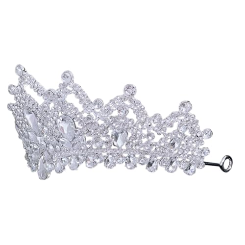 MERRYHAPY Tiara Mit Strasssteinen Für Hochzeit Mädchen Kopfschmuck Krone Für Braut Party Hochzeitsdekor von MERRYHAPY