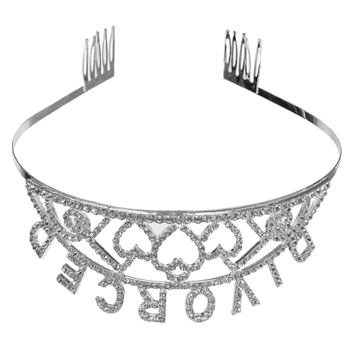 MERRYHAPY Krone Für Damen Verstellbare Barock-kopfbedeckung Aus Langlebigem Legierungs-material Elegantes Haarschmuck-accessoire Für Hochzeiten Abschlussbälle Und Besondere Anlässe von MERRYHAPY