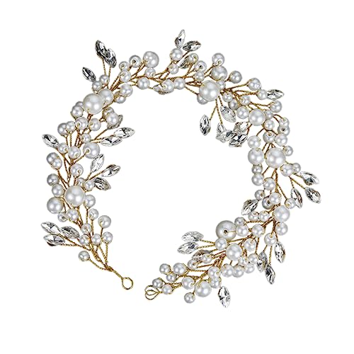 MERRYHAPY Perlen Haarreif Für Damen Braut-stirnband Hochzeits-kopfschmuck Exquisites Damen-haarband Braut-perlen-haarband Party-kopfschmuck MERRYHAPY Perlen Haarreif Für Damen Braut-stirnband Hochzeits-kopfschmuck Exquisites Damen-haarband Braut-perlen-haarband Party-kopfschmuck von MERRYHAPY