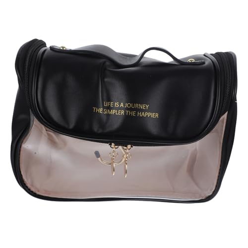 MERRYHAPY Durchsichtige Kosmetiktasche Für Damen Reise-Make-up-Tasche Kulturbeutel Aufbewahrungstasche Make-up-pinselhalter Kosmetiktasche Für Reisen von MERRYHAPY