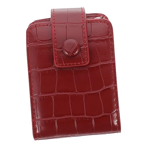 MERRYHAPY Kosmetiktasche Aus Leder Mit Reißverschluss Kleine Lippenstifttasche Reise-Organizer Für Make-up von MERRYHAPY