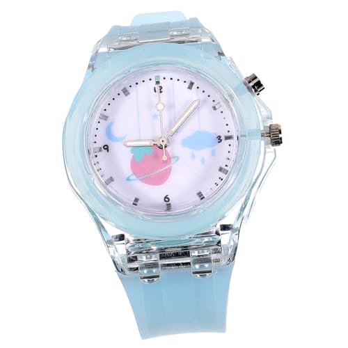 MERRYHAPY Leuchtende Elektronische Armbanduhr Für Junge Mädchen Digitale Kleine Uhr Mit Silikonarmband Freizeituhrengeschenk Für Mädchen von MERRYHAPY