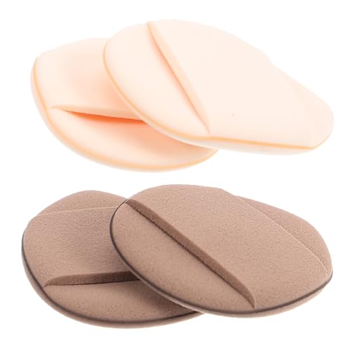 MERRYHAPY 4stücke Teiliges Mini-puderpuff Make-up Für Concealer Und Foundation Tragbar Und Handlich Für Frauen Und Mädchen Haut Und Kaffee-farben von MERRYHAPY