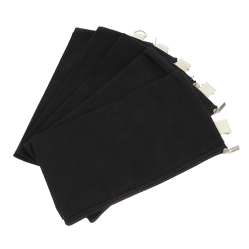 MERRYHAPY 5stücke Reißverschluss Kosmetiktasche Für Reisen Schminktasche Aus Canvas-Material Organizer Für Make-up Utensilien Reise-kulturtasche Für Damen Und Herren von MERRYHAPY