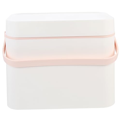 MERRYHAPY Kosmetikkoffer Mit Spiegel Wasserdichter Make-up Organizer Für Schmuck Und Tischaufbewahrung Kleine Wolkenweiß Abs-material Für Damen Und Mädchen von MERRYHAPY