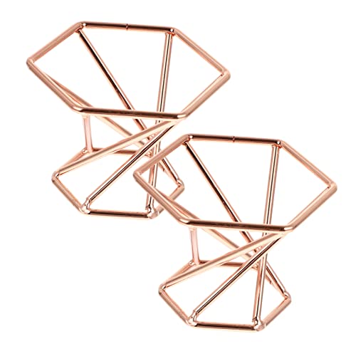 MERRYHAPY 2stücke Puderquastenhalter Aus Edelstahl Puderquastenhalterung Make-up-quasten-aufbewahrungsregal Puderquastenständer Schwamm Ei Puderquasten-aufbewahrungsregal Für Frauen Und Mädc von MERRYHAPY