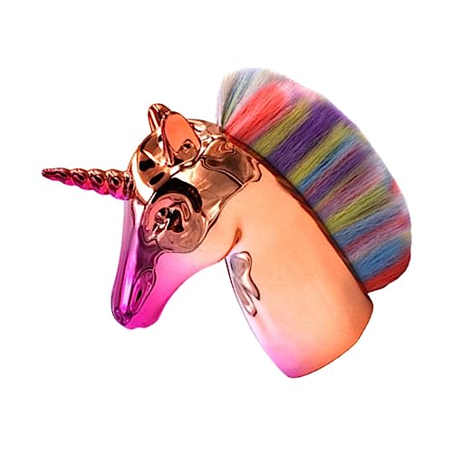 MERRYHAPY Make-up Pinsel in Einhornform Professioneller Kosmetikpinsel Mit Goldener Griff Bunte Borsten Für Frauen Und Mädchen Puder-rougepinsel Make-up-pinsel Für Täglichen Gebrauch Mit Beu von MERRYHAPY