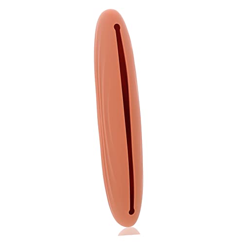 MERRYHAPY Silicone Makeup Brush Case Tragbare Make-up Pinsel Aufbewahrung Für Und Alltag Leicht Und Für Damen Und Mädchen Kaffeefarben von MERRYHAPY