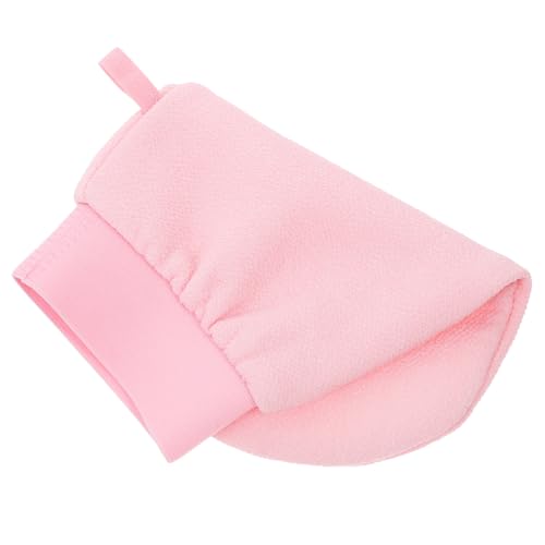 MERRYHAPY Massagehandschuh Für Den Rücken Handtücher Badehandschuh Badeschrubber Duschhandschuh Rosa Viskose von MERRYHAPY