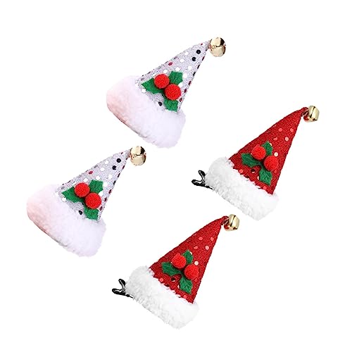 MERRYHAPY 4-teiliger Kreativer Kopfschmuck Für Kinder Weihnachtsdekoration Partyzubehör Haarnadel-set Haarspangen Für Mädchen Party-haarschmuck Weihnachts Kopfschmuck Weihnachts Accessoires von MERRYHAPY