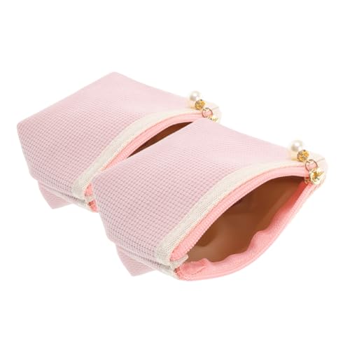 MERRYHAPY 2stücke Mini Kosmetiktasche Für Damen Tragbare Schminktasche Kompakte Und wasserdichte Organizer Für Lippenstifte Und Makeup Für Reisen Und Alltag von MERRYHAPY