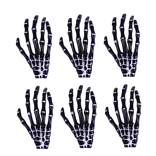 MERRYHAPY Modische Haarspangen Mit 6er-pack Halloween-haarnadel-clip Für Mädchen Einzigartiger Knochen-kopfschmuck Für Frauen MERRYHAPY Modische Haarspangen Mit 6er-pack Halloween-haarnadel-clip Für Mädchen Einzigartiger Knochen-kopfschmuck Für Frauen von MERRYHAPY