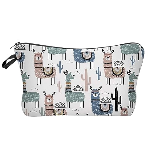 MERRYHAPY Kosmetiktasche Damen Kulturbeutel Aufbewahrungstasche Waschtasche Reisen Tragbar Leicht Mit Reißverschluss Viel Platz Für Toilettenartikel Und Kosmetika von MERRYHAPY