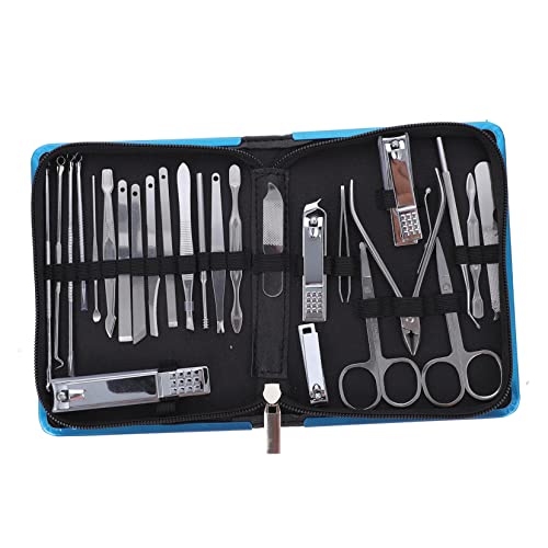 MERRYHAPY 26stücke Maniküre Pediküre Werkzeug Mit Nagel Clipper Und Dateien Für Damen Herren Zu Hause Und Unterwegs Komplettes Nagelpflege-kit von MERRYHAPY