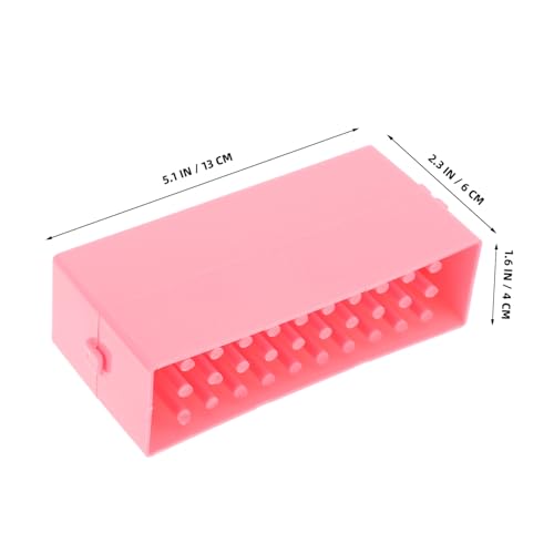 MERRYHAPY Nagelbohrer Organizer Aufbewahrungsbox Nagelfräser Bits Halter Maniküre Werkzeughalter Transparent Display Rack Für Nagelstudio Kosmetikartikel von MERRYHAPY