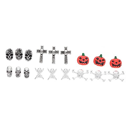 MERRYHAPY 54 Stück Einzigartige Halloween-nagel-ornamente Kreative Halloween-maniküre-dekoration Für Damen Und Mädchen von MERRYHAPY