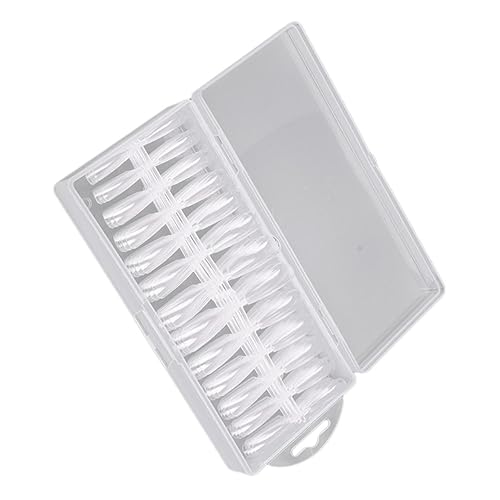 MERRYHAPY Nagelspitzen für Frauen Nagelplatten vollständige Abdeckung Set mit 240 260 Stück lange trapezförmige Ballettnägel künstliche Nägel geruchlos bequeme Passform von MERRYHAPY