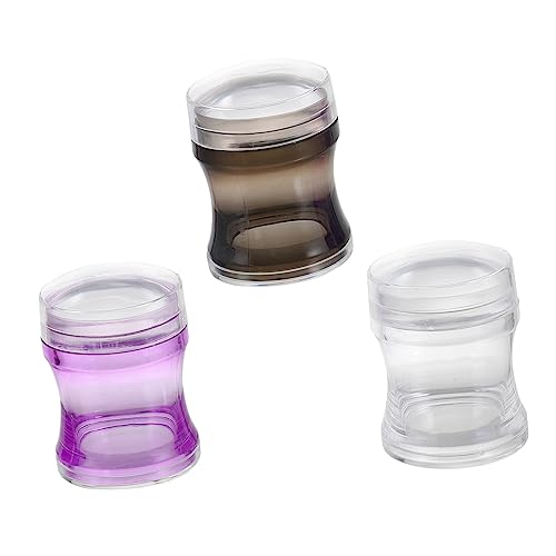 MERRYHAPY 3sätze Nagelstempel-set Mit -maniküre-stempel Und Schaber Für Nail Art Design Geeignet Für Zuhause Und Beauty-salons Zufällige Farben von MERRYHAPY