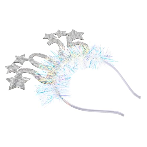MERRYHAPY Neujahrs Stirnband mit Glitzerstern und Pailletten Verstellbares Haarband für Partydekorationen Leichtes und Komfortables Headpiece für Festliche Anlässe von MERRYHAPY