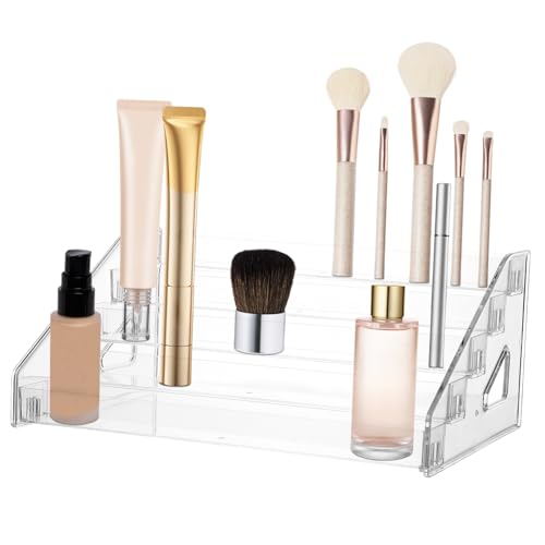 MERRYHAPY Parfüm-organizer Make-up-paletten-organizer Nagellack-organizer Acryl-display-regal Parfümständer Nagellackhalter Kosmetik-display-riser Acryl-präsentations-regal von MERRYHAPY
