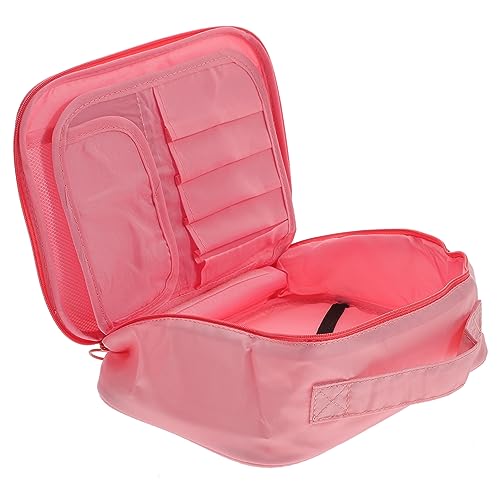 MERRYHAPY Make-up-Tasche Für Reisen Aufbewahrungstasche Mit Reißverschluss Mehrfachfächer Kosmetiktasche Tragbare Kulturtasche Für Damen Und Teenager Hautpflegetasche Für Camping Und von MERRYHAPY