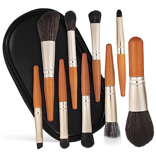 MERRYHAPY Reise Make-up Pinsel Set 9 Pcs Foundation Blush Lidschatten Augenbrauen Tragbare Fall MERRYHAPY Reise Make-up Pinsel Set 9 Pcs Foundation Blush Lidschatten Augenbrauen Tragbare Fall von MERRYHAPY