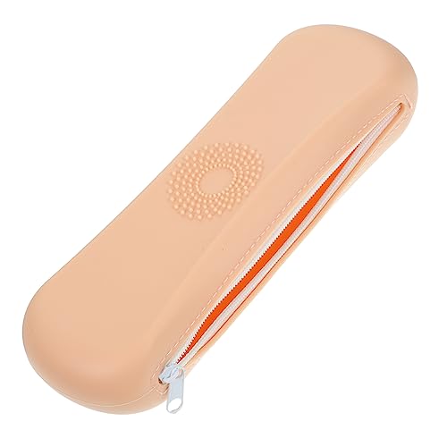 MERRYHAPY Silikon-Make-up-pinselhalter Reise-Pinsel-aufbewahrungsbox Kompakter Pinsel-etui Make-up-Organizer Für Damen Reisezubehör Mit Reißverschluss von MERRYHAPY