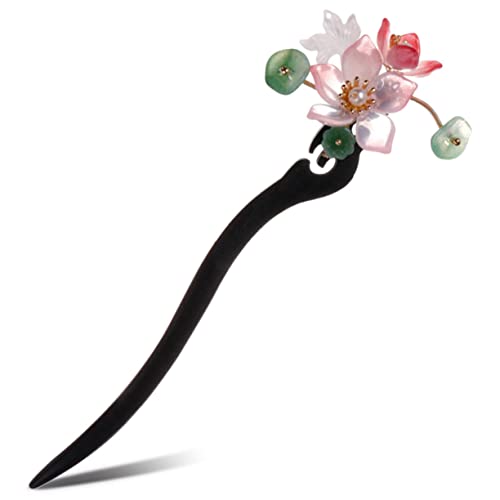 MERRYHAPY Retro Haarnadel Chinesischer Stil Haarschmuck mit Lotusblüte Haarnadeln für Hochsteckfrisuren und Besondere Anlässe Dekorative Haaraccessoires für Damen von MERRYHAPY