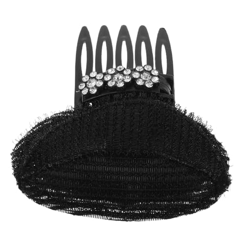 MERRYHAPY Rhinestone Haarspange für Damen Volumenerhöhender Haar bump kamm mit Blütenmotiv Unsichtbarer Haarschmuck für Hochzeit Braut und Formelle Anlässe Fliegende Haare Fixierend von MERRYHAPY