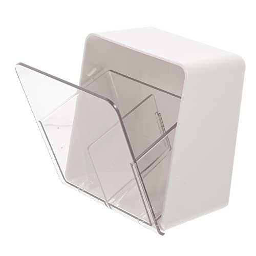 MERRYHAPY Kosmetikaufbewahrungsbox Mit Deckel Zwei-fächer-wattestäbchenhalter Und Wattepadspender Für Badezimmer Und Schlafzimmer Praktischer Organizer Für Make-up Und Hygieneartikel von MERRYHAPY