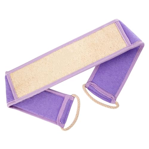 MERRYHAPY Rückenschrubber Für Dusche Aus Luffa Körperpeelingtuch Badetuch Zum Peeling Handlich Für Männer Und Frauen Leicht Zu Reinigen von MERRYHAPY