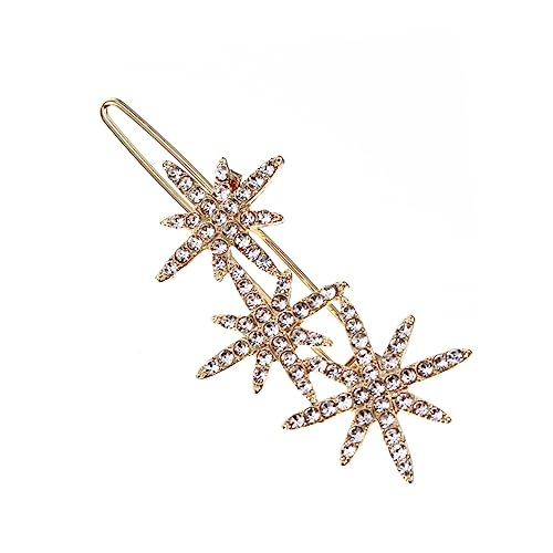 MERRYHAPY Haarspangen Aus Legierung Schneeflocken-haarspangen Haarschmuck Für Mädchen von MERRYHAPY