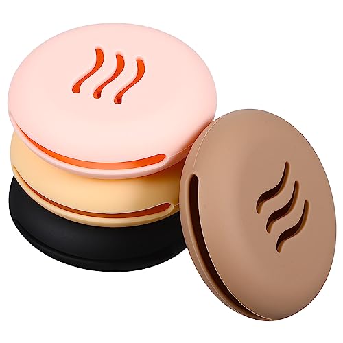 MERRYHAPY 4stücke Schminkschwamm-halter-etui Aus Silikon Tragbar Für Reisen Mit Organizer Für Make-up-schwämme Praktisches Für Frauen Und Mädchen von MERRYHAPY