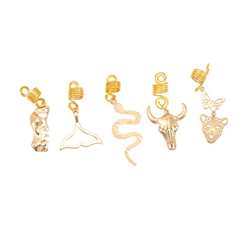 MERRYHAPY Spiralförmige Dreadlock-ringe 5 Stück Haarflechtmanschetten Aus Legierung Modeschmuck Für Frauen Geeignet Für Partys Und Veranstaltungen MERRYHAPY Spiralförmige Dreadlock-ringe 5 Stück Haarflechtmanschetten Aus Legierung Modeschmuck Für Frauen Geeignet Für Partys Und Veranstaltungen von MERRYHAPY
