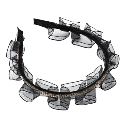 MERRYHAPY Retro Lace Haarband Für Damen Haarschmuck-accessoire Französischer Breiter Haarreifen Für Besondere Anlässe von MERRYHAPY