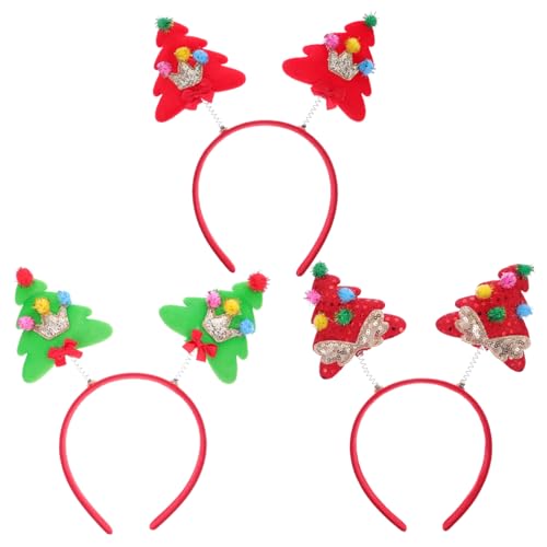 MERRYHAPY Weihnachts Stirnband Baum-design Festive Haarbänder Für Weihnachts-feiern Party-accessoires Für Freizeit-outfits von MERRYHAPY