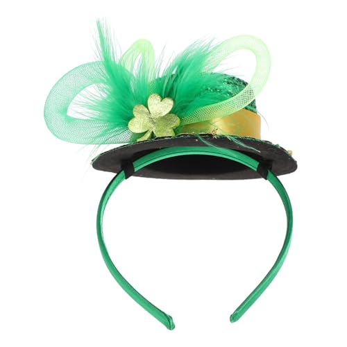 MERRYHAPY Stirnband grün glitzerndes Stirnband Mini-Mütze zum St. Patricks Day Make-up-Stirnband frauen stirnband Stirnbänder für Mädchen Schüttgut Netzwerk Management Irland bilden von MERRYHAPY