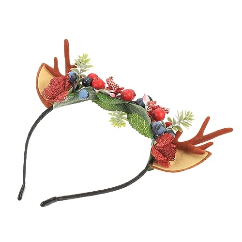 MERRYHAPY Stirnband aus Mori-Geweih Urlaubsblumen-Haarband Haarspangen für Mädchen weihnachts haarschmuck weihnachtshaarschmuck Kopfbedeckung aus Stoff Weihnachtsparty-Kopfreifen Plastik MERRYHAPY Stirnband aus Mori-Geweih Urlaubsblumen-Haarband Haarspangen für Mädchen weihnachts haarschmuck weihnachtshaarschmuck Kopfbedeckung aus Stoff Weihnachtsparty-Kopfreifen Plastik von MERRYHAPY