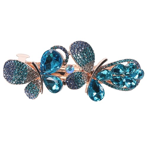 MERRYHAPY Strass-haarspange Aus Metall Frühlingshaarspange Dekorative Haarspange Für Damen Mädchenhaarspange Strass-haar-accessoire Für Hochzeit Und Anlässe von MERRYHAPY