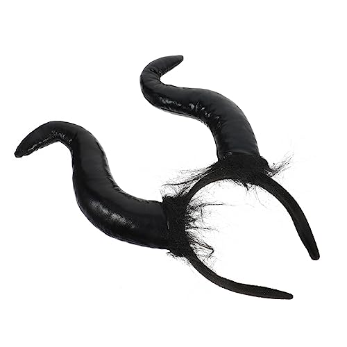 MERRYHAPY Teufelshörner Haarreif Für Halloween Und Cosplay Leichter Schwarzer Haarschmuck Mit Robusten Stilvollen Hörnern Für Partys Und Karneval von MERRYHAPY