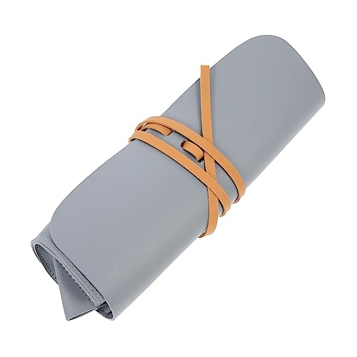 MERRYHAPY Multi-funktionaler Make-up Pinsel-Organizer Für Faltbare Kosmetiktasche Mit Großem Für Pinsel Augenbrauenstifte Und Make-up-Werkzeuge Hellblau von MERRYHAPY