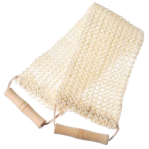 MERRYHAPY Peeling Duschtuch Aus Sisalhanf Mit Zugseil Körper Rückenschrubber Hautpeeling-badetuch von MERRYHAPY