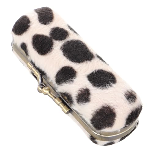 MERRYHAPY Tragbares Lippenstift etui mit Spiegel Kompakte Vintage lippenstiftbox aus Robustem Material Samtgefüttert Retro Stil Praktischer Make up Organizer für Damen Unterwegs von MERRYHAPY