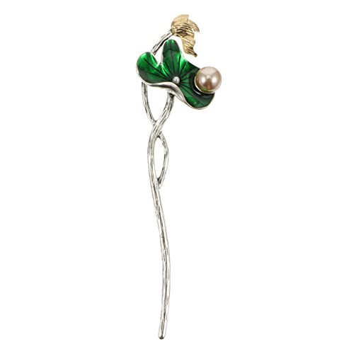 MERRYHAPY Lotusblumen Haarstäbchen Retro Haarnadel Haarspange Haarspange Haarnadeln Für Damen Frisur Accessoire von MERRYHAPY