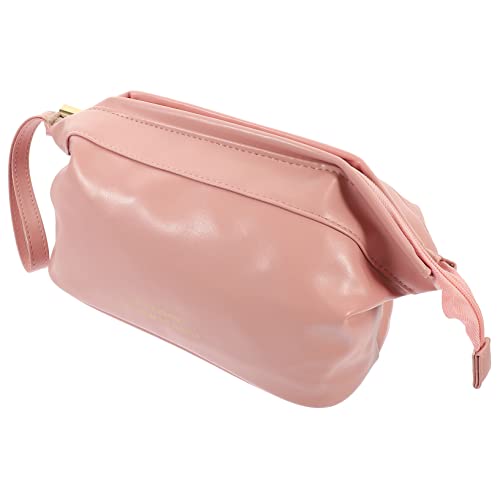 MERRYHAPY Große Kosmetiktasche Für Damen wasserdichte Reise-toilettentasche Faltbare Handtasche Mit Reißverschluss Für Schule Urlaub Und Business Trips Rosa von MERRYHAPY