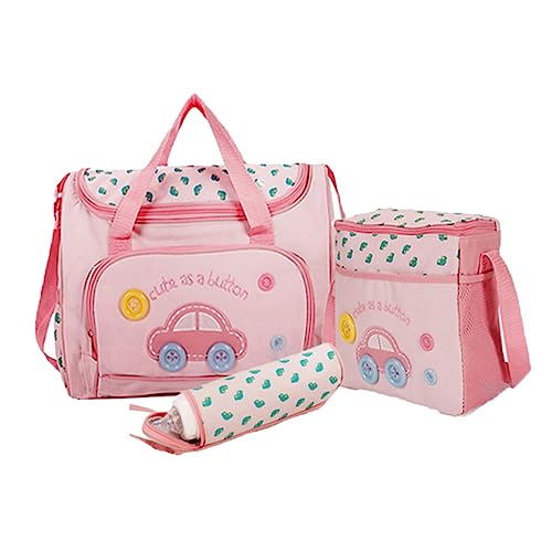 MERRYHAPY Multi-funktionale Wickeltasche Set Für Mütter Große Kapazität Tragbar Inklusive Flasche Wickelunterlage Geeignet Für Ausflüge von MERRYHAPY