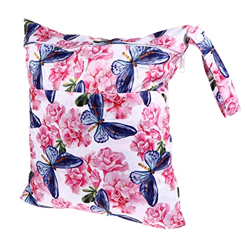 MERRYHAPY Wickeltasche Reisewindeleimer Windeltaschen Aus Stoff Für Babys Tragbarer Halter Für Feuchttücher -wickeltaschen Tragbarer Windeleimer Wasserdichtes Und Atmungsaktives TPU von MERRYHAPY
