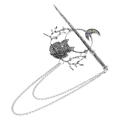 MERRYHAPY Wolf Moon Haarnadel: Mit Tierdesign Haarschmuck Für Damen Metall Haarspangen Für Mottopartys Und Alltägliche Modeschmuck Accessoires von MERRYHAPY